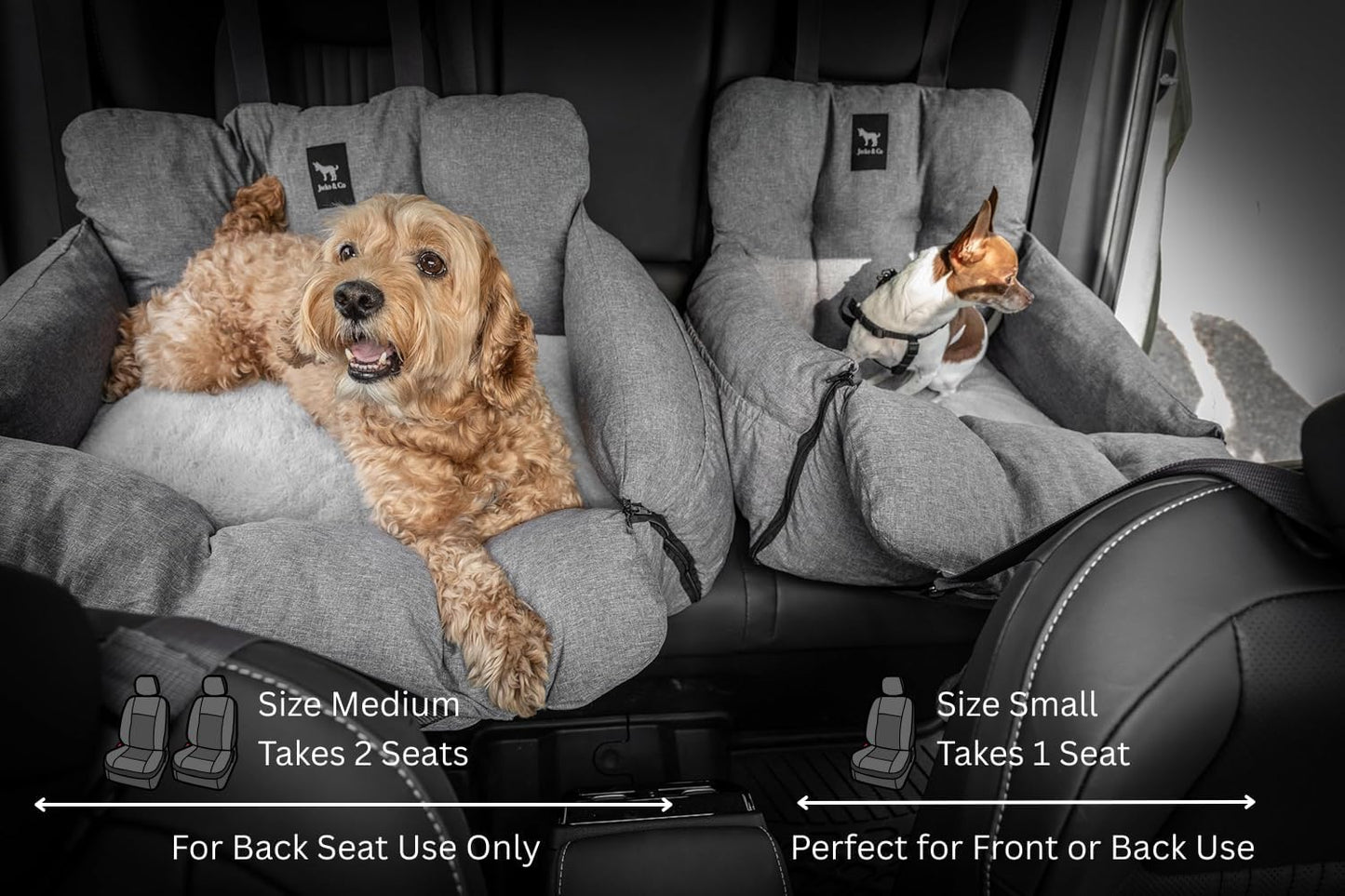 Premium Cozy Dog Car Seat Bed™